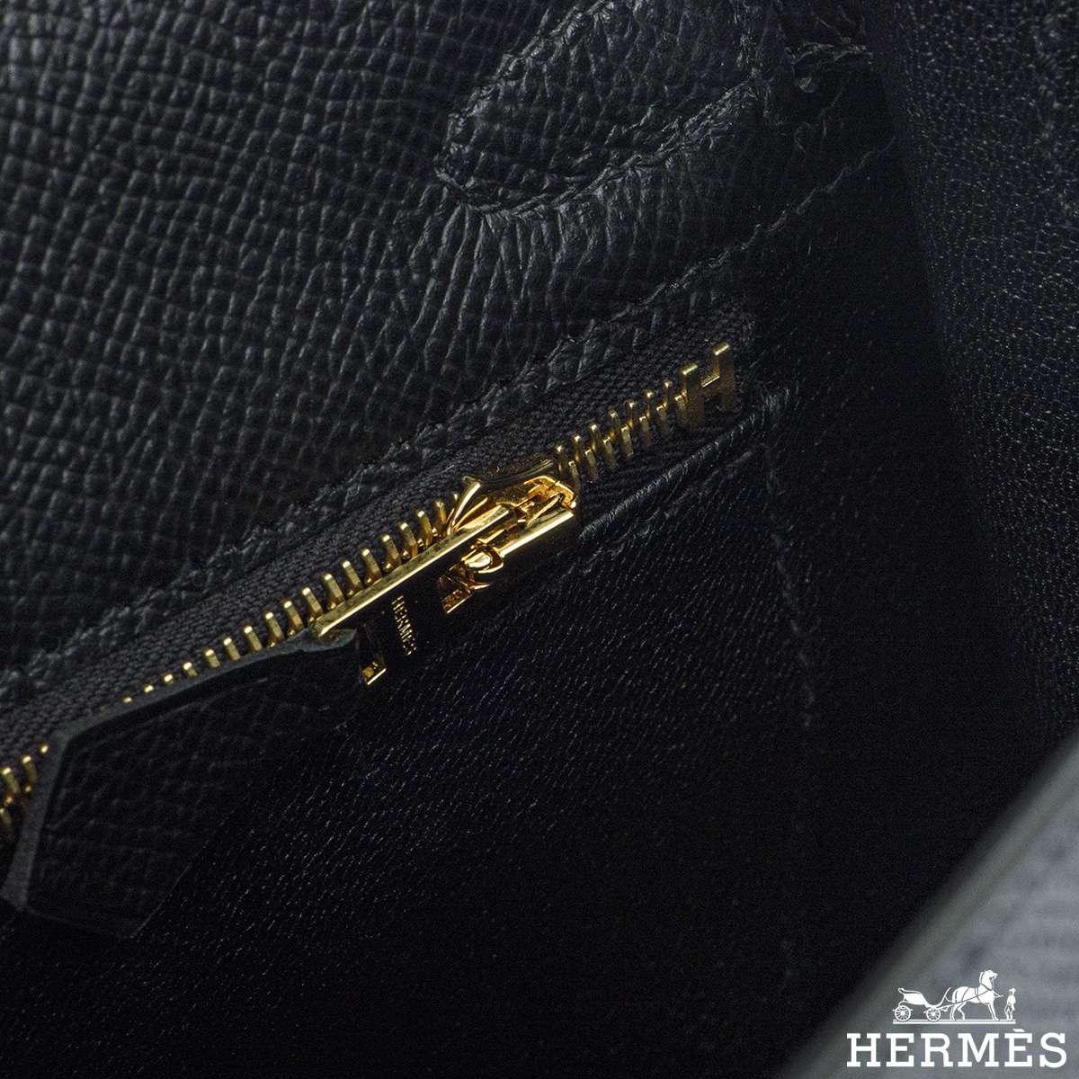 Holy Grail* Hermes Kelly 25 Sellier Handbag Black Epsom Leather With – Bags  Of Personality